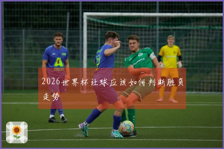 2026世界杯让球应该如何判断胜负走势